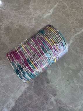 Multicolor Women's Bangle Bracelet Set - Indian/Pakistani